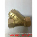 B62 Brass Y-Type Flange Strainer